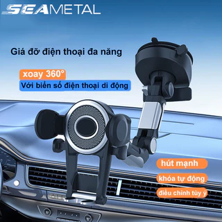 Giá đỡ điện thoại gắn trên ô tô SEAMETAL xoay 360 độ° có thể điều chỉnh tiện dụng