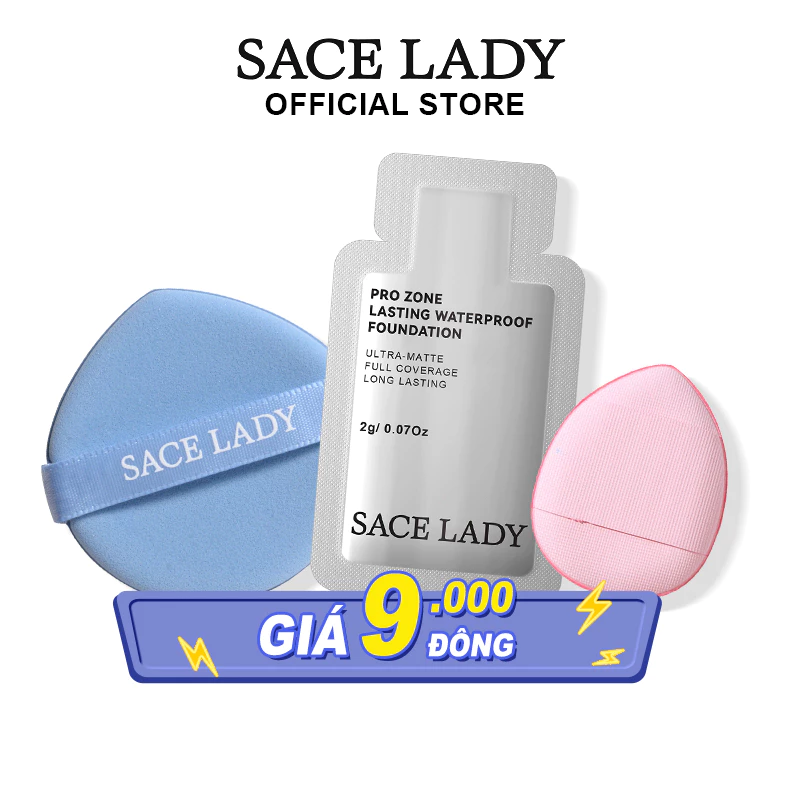 Miếng mút trang điểm SACE LADY mềm mại đa năng tiện lợi