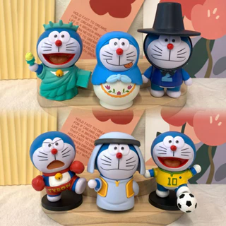 Bộ 6 Mô Hình Nhân Vật Phim Hoạt Hình Nhật Bản doraemon 7-10cm