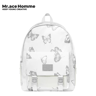 Mr. ace Homme Laptop Backpack Ba Lô Đi Học Đựng Máy Tính Sức Chứa Lớn Hình Bướm Dạ Quang Cho Nữ Sinh Đại Học