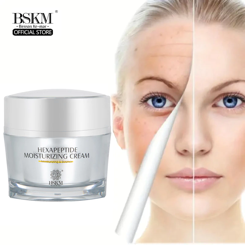 Kem dưỡng ẩm BSKM cho khuôn mặt hexapeptide skin hydrat hóa sửa chữa chăm sóc da dưỡng da kem thoa mặt 35g