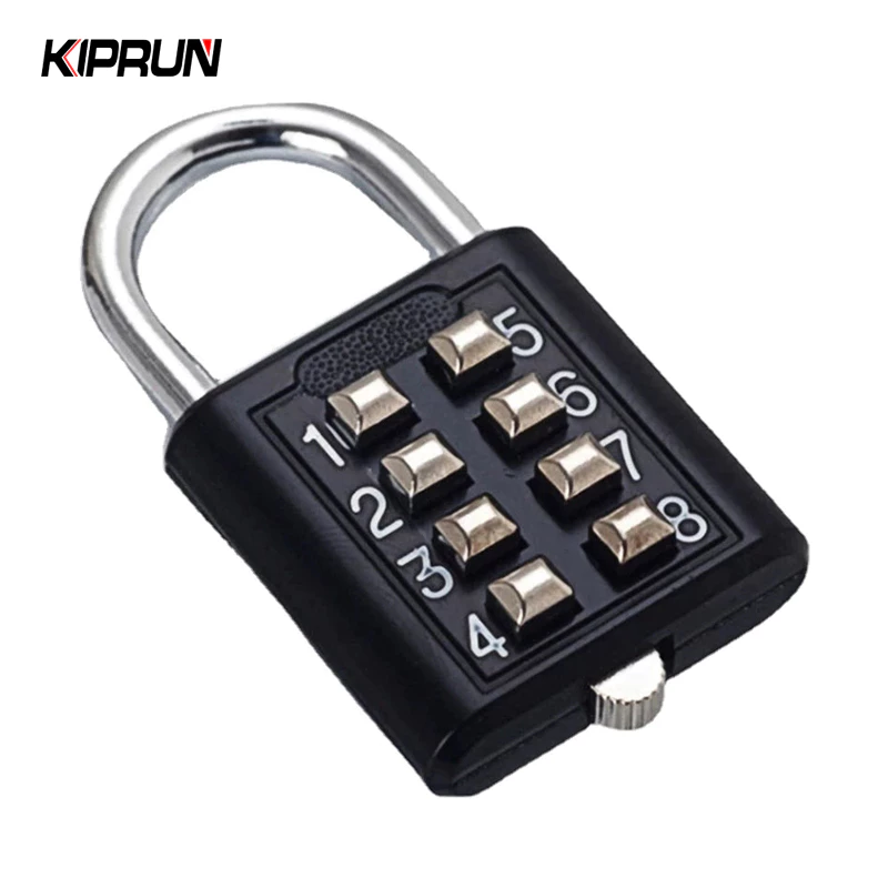 Ổ Khóa Mật Mã 8 Số Thông Minh Bằng Hợp Kim Kẽm Chống Trộm Tiện Dụng Mang Theo Du Lịch