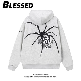 Blessed Áo Khoác hoodie áo khoác nữ zip hoodie chic Thanh lịch cổ xưa Popular WWY2392SL438Z230921