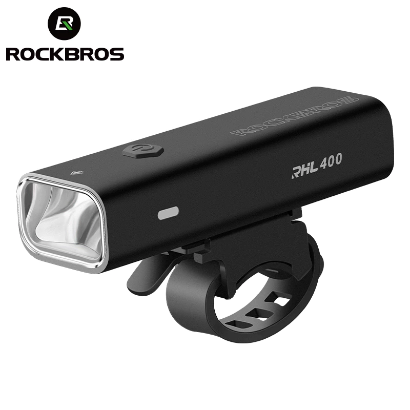ROCKBROS Đèn Pha LED Cho Xe Đạp Có Thể Sạc Lại Qua USB