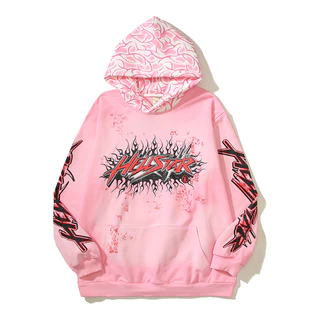 Áo Hoodie In Họa Tiết graffiti Vẽ Tay Phong Cách Đường Phố Thu Đông 2023 Cho Nam