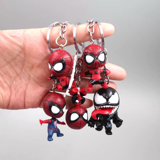 DISNEY Set 5 Mô Hình Nhân Vật Siêu Anh Hùng marvel Trang Trí Bánh Kem