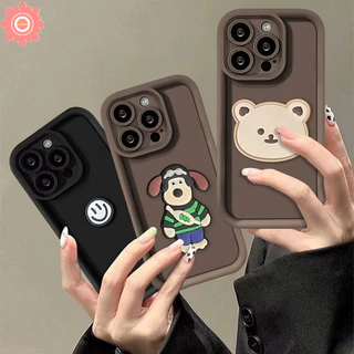 Ốp Điện Thoại Mềm Chống Sốc Hình Gấu Bông 3d Cho iphone 7plus xr 11 15 13 14 12 pro max x 6s 7 8 6 plus xs max se 2020