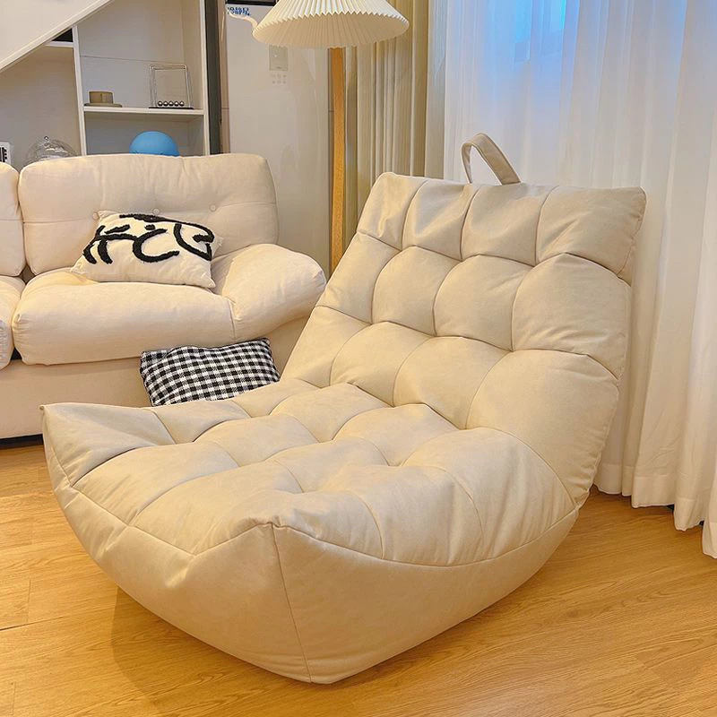 (Giao hàng trong ngày)Ghế lưng đơn Người Lười Sofa Ghế da giả có thể ngủ tatami , Phù Hợp Cho Phòng Khách Ban Công Phòng Ngủ