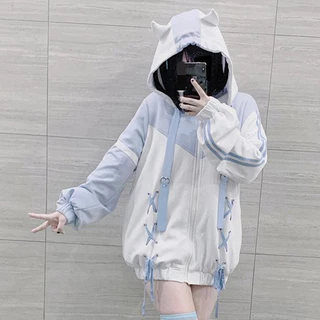 Ella Store Áo Khoác hoodie áo khoác nữ zip hoodie Korean cozy Chất lượng cao unique WWY23936QQ38Z230923