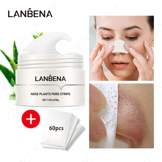 Mặt nạ LANBENA loại bỏ mụn đầu đen cho mũi và miếng lột mụn hiệu quả 30g