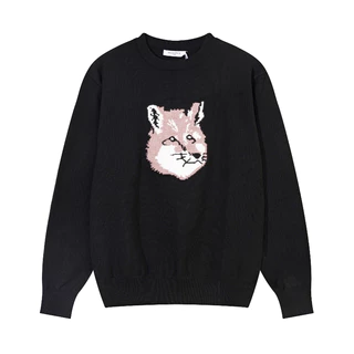 Hàng Mới Về Áo sweater Cổ Tròn In Hình Đầu Cáo Thời Trang Thu Đông Cổ Điển Cho Nam Và Nữ ma-k 2023