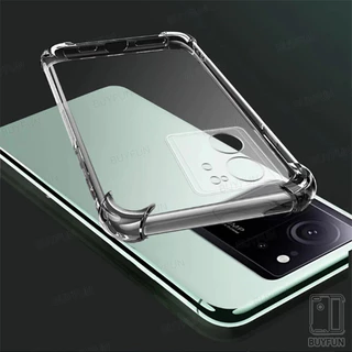 For Xiaomi 13T 12T 11t 10t Pro Mi13t transparent phone Shell clear shockproof back cover