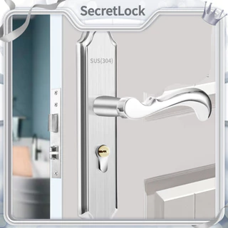 [Hàng Sẵn] Khoá tay gạt cửa - Tay Cầm Cửa Bằng Thép Không Gỉ Cho Phòng Ngủ Ban Công Khách Sạn【SecretLock】