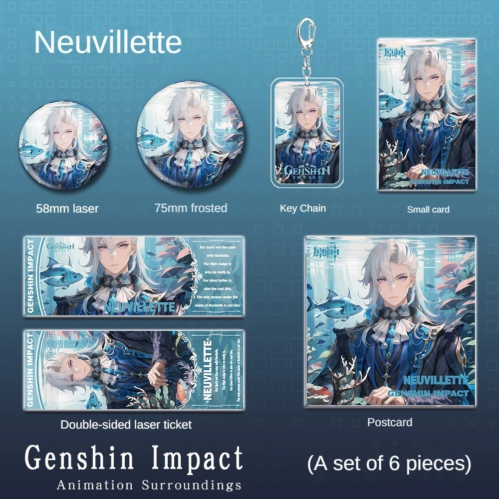 Bộ Quà Tặng Neuvillette - Genshin Impact