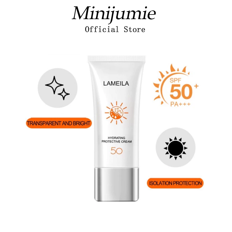 [Hàng mới về] Minijumie Kem Chống Nắng LAMEILA SPF50 + + + Chống Dính Bảo Vệ Da