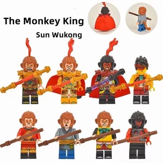 Bộ 8 Mô Hình Nhân Vật Phim the monkey king sun wukong mini s045