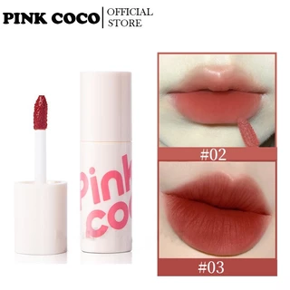 PINK COCO Son kem  màu lì siêu mịn lâu trôi 18K