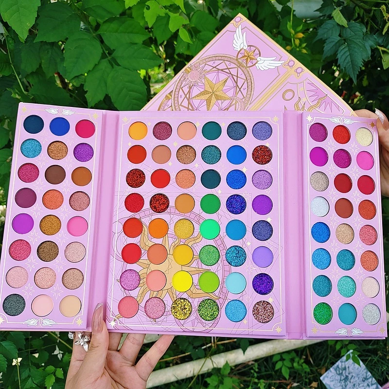 Bảng Phấn Mắt Nhiều Màu ô Tông Lì Và Kim Sa Lấp Lánh Nội địa Trung Colourpop Trang Điểm Mắt