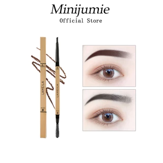 Minijumie Bút kẻ lông mày 0.16g hai đầu xoay tự động lâu trôi chống thấm nước không phai màu với 5 màu tùy chọn