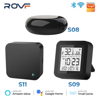 ROVF Bộ điều khiển hồng ngoại wifi Tuya S11  S08 S09 tương thích Google Home & Alexa