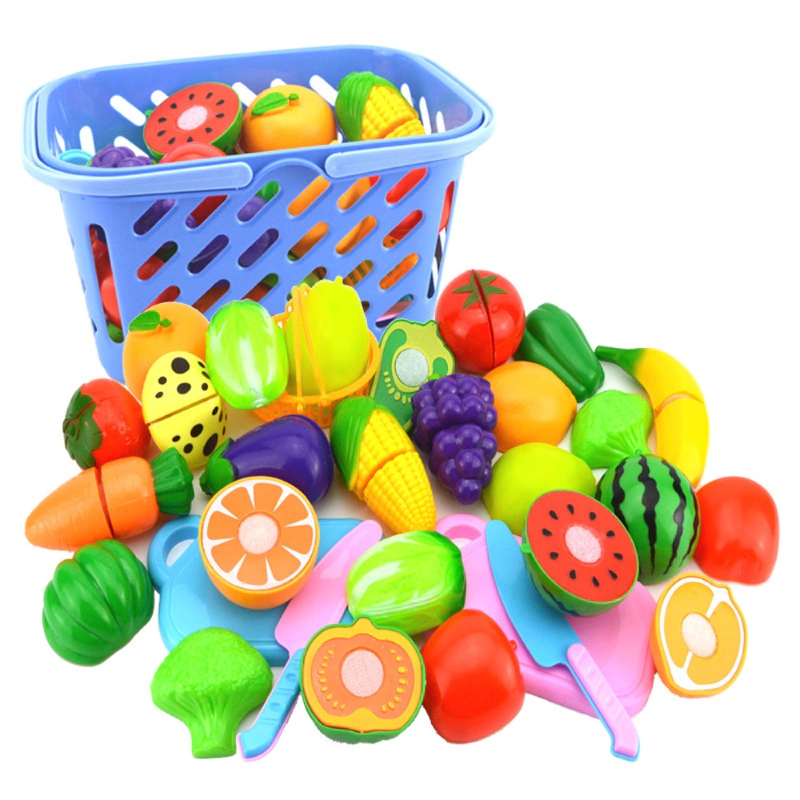 Đồ chơi cắt hoa quả - rau củ nhựa cho bé nhiều chi tiết