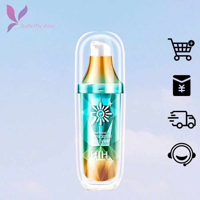 🦋giảm giá🦋Kem chống nắng HIH Whitening 40g SPF50 + chống tia UV，Kéo dài