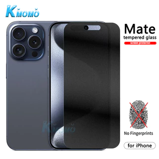 Kính cường lực chống vân tay, mồ hôi màn, màu nhám sang trọng cho iPhone 15 14 13 12 Mini 11 Pro X Xr Xs Max 8 7 6 6s Plus SE