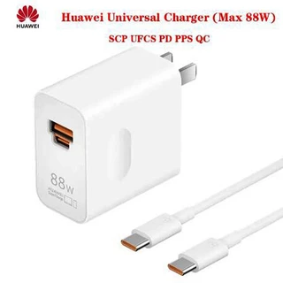 HUAWEI Cáp Sạc Nhanh 88w Chính Hãng mate40 / 50 / 60pro / p60pro samsung 6a usb / pd type-c Chất Lượng Cao