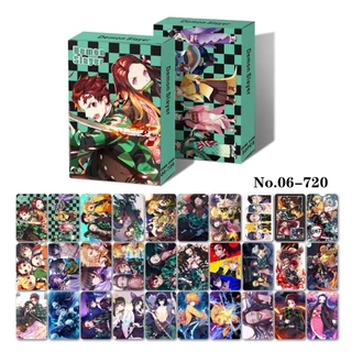 Hộp 30 Ảnh Lomo Card Hình Nhân Vật Anime Demon Slayer 2022