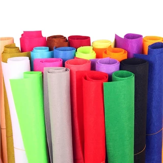 Vải Nỉ polyester Dày Không Dệt 50x40cm Làm Đồ Thủ Công Cho Bé