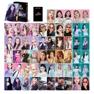 55 Cái / hộp BP ME FLOWER Photocards JENNIE JISOO LISA ROSE Lomo Cards BP Kpop Bưu Thiếp YM