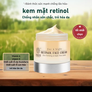 BSKM 50g Kem dưỡng da mặt Retinol Da Mặt Chống Lão Hóa Làm Săn Chắc Phục Hồi Nâng Nếp Nhăn Làm Sáng Da  Kem dưỡng ẩm sâu ngày & đêm Chăm sóc da