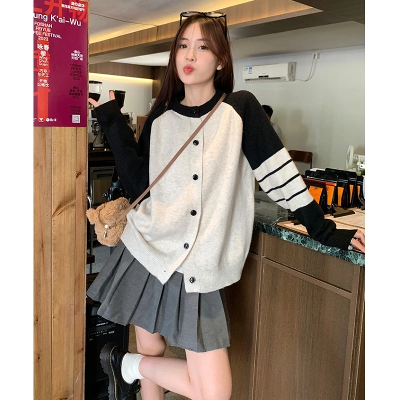 Hana Áo Len áo khoác cardigan Casual Vintage Minimalist Phong cách WMY2393C3O 39Z230925