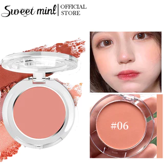 Sweet Mint phấn má hồng lameila phong cách Hàn Quốc tông lì và nhũ 6 màu tùy chọn 10ml