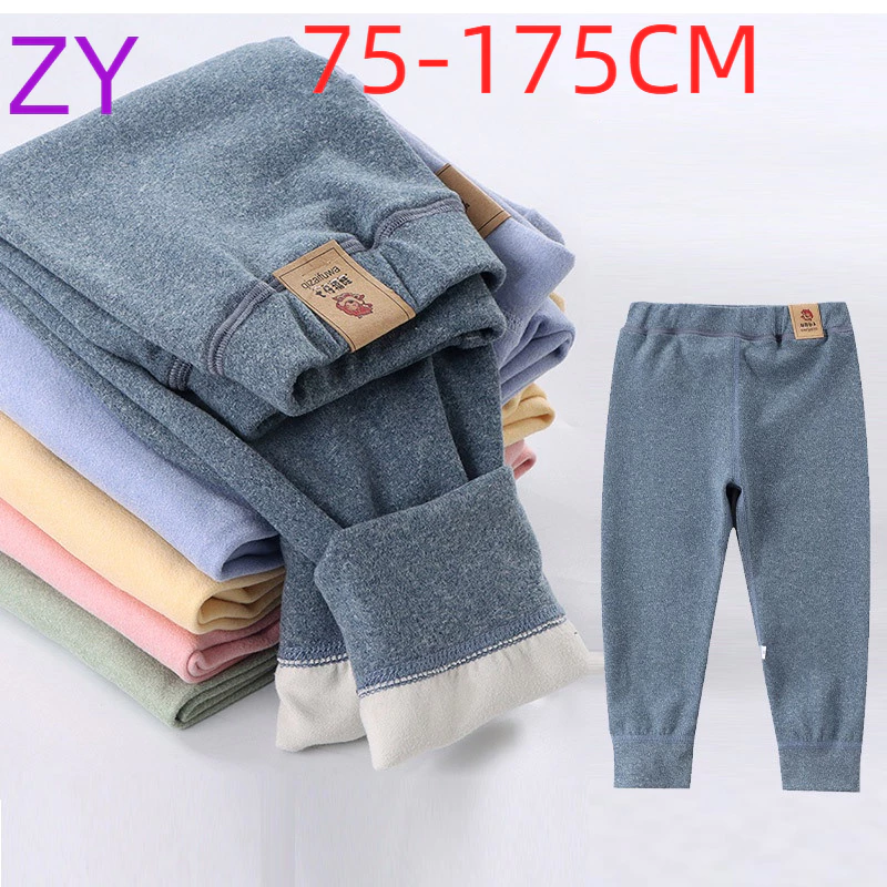 [zy] Quần Dài Vải Nhung Lông Cừu Dày Dặn Giữ Ấm Mùa Thu Đông Phong Cách Đức 75-175cm Cho Bé
