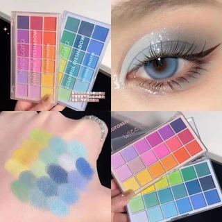 [Giao hàng tại Việt Nam] Phấn mắt màu Miss Lara18 Full Matte Color Blue Yellow Mint Green