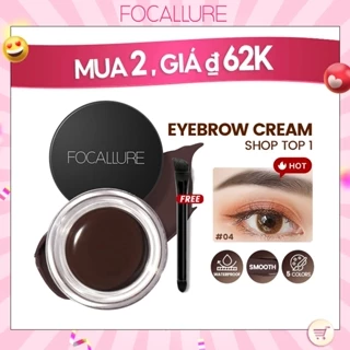 Gel Vẽ Lông Mày Focallure 5 Màu Tự Chọn Lâu Trôi Kèm Cọ