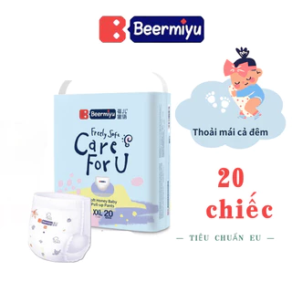 BEERMIYU Quần Tã Giấy Mỏng Và Mềm Thoáng Khí Một Lần Dành Cho Em Bé Đi Bộ