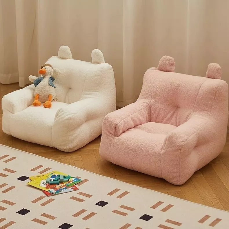 【Lông cừu cừu】Ghế sofa đơn hình chữ u mềm mại trang trí nhà cửa