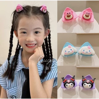 Kẹp Tóc Nhỏ Kẹp Tóc Hoạt Hình sanrio Xu Hướng Nóng Bỏng Không Làm Tổn Thương Tóc Gãy Rụng Cho Trẻ Em