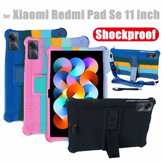 Ốp Bao Đựng Máy Tính Bảng Bằng Silicon Mềm Chống Sốc Có Giá Đỡ Cho xiaomi redmi pad se 11 inch / redmipad se 11 "Ốp