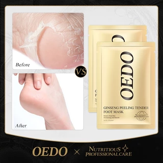 Set 2 mặt nạ ủ da chân OEDO thành phần tự nhiên loại bỏ lớp da khô cứng làm sáng da chân