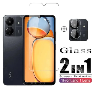 Kính Cường Lực 2 Trong 1 hd Bảo Vệ Toàn Màn Hình Cho redmi 13c 13 c 13R 12 c 12c 12a redmi12c redmi13c