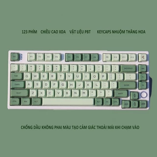 TAIDU Matcha Pbt Thăng Hoa Keycaps Bàn Phím Cơ Keycaps Xda Chiều Cao Cá Nhân KeycapsChống Dầu Và Chống Mài Mòn Thoải Mái Khi Chạm Vào