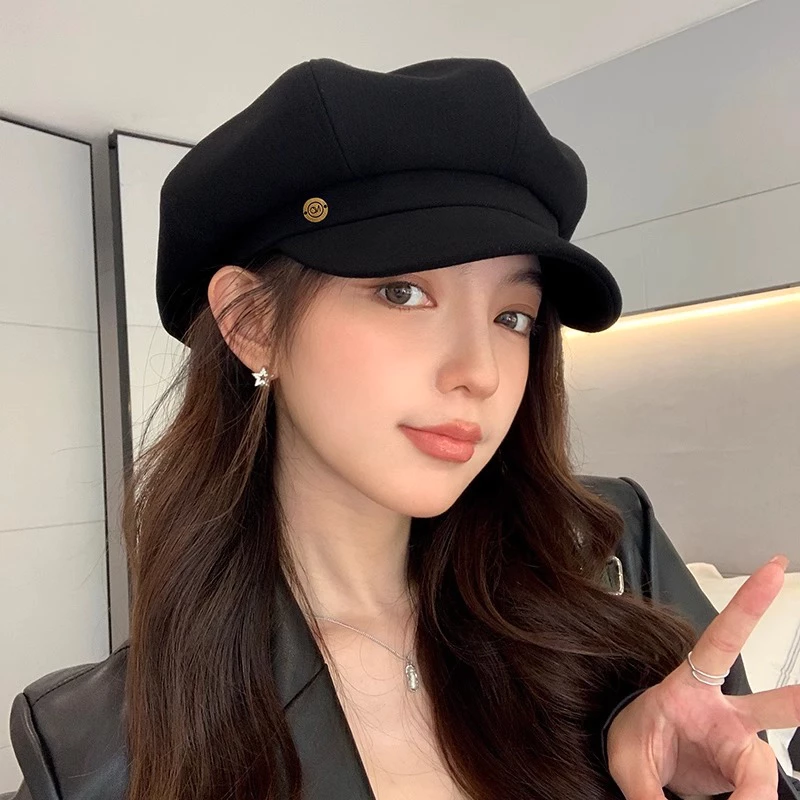 Mũ beret Thời Trang Thu Đông Phong Cách Hàn Quốc Cho Nữ