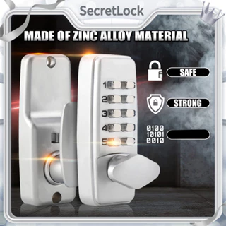 Khóa Cửa Mật khẩu kết hợp mã 2 - 8 chữ số Hợp kim kẽm tiện lợi【SecretLock】