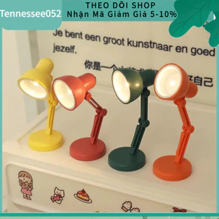 [Hàng Sẵn] Đèn Để Bàn Mini Dễ Thương - Đèn Ngủ LED Mini Gấp Gọn Có Thể Tháo Rời Điều Chỉnh Cho Văn Phòng Tại Nhà Đọc Sách【Tennessee052】