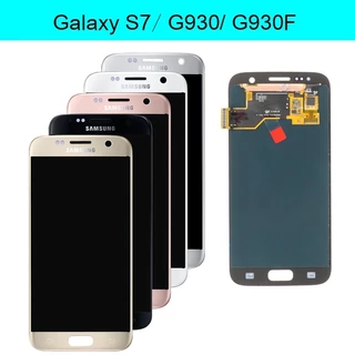 Với màn hình cảm ứng Samsung Galaxy S7 G930 G930F màn hình số hóa gắn màn hình 5.1 "để có được màn hình LCD bóng cháy