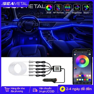 Seametal neon Đèn led neon Trang Trí Nội Thất Xe Hơi rgb Không Dây Điều Khiển app