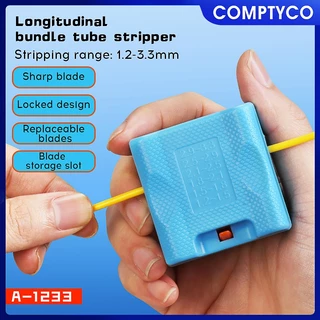 COMPTYCO blue A-1233 cáp quang lột trục dọc ống lột 1.2mm-3.3mm có thể thay thế lưỡi dao 6 khe cáp quang